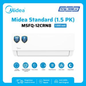 AC Midea Standard 1½ PK tipe MSFQ-12CRN8 — foto 1
