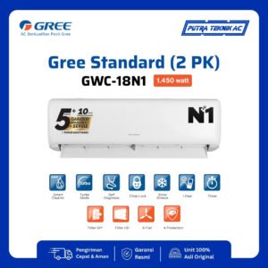 AC Gree Standard 2 PK tipe GWC-18N1 — foto 1