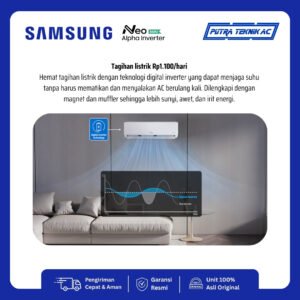 AC Samsung Inverter ½ PK tipe AR40F05D0AMNSE — foto 3