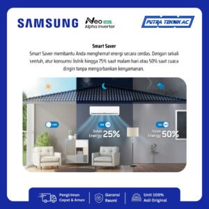AC Samsung Inverter ½ PK tipe AR40F05D0AMNSE — foto 5