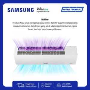 AC Samsung Inverter ½ PK tipe AR40F05D0AMNSE — foto 7