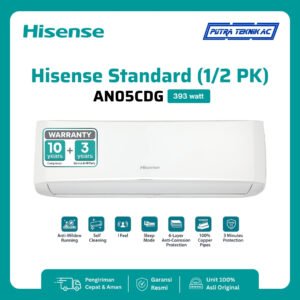 AC Hisense Standard ½ PK tipe AN05CDG — foto 1
