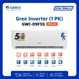 AC Gree Inverter 1 PK tipe GWC-09F5S — foto 1