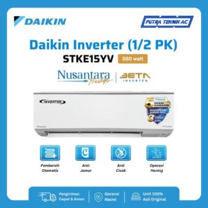 AC Daikin Beta Inverter ½ PK tipe STKE15YV — foto 1