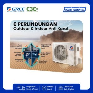 AC Gree Low Watt ½ PK tipe GWC-05C3ES — foto 3