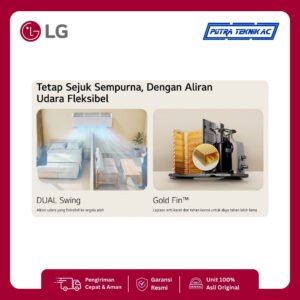 AC LG Standard ½ PK tipe K05NSA — foto 3