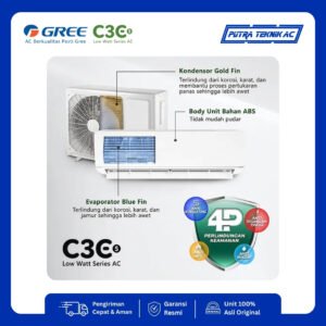 AC Gree Low Watt ½ PK tipe GWC-05C3ES — foto 4