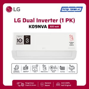 AC LG Dual Inverter 1 PK tipe K09NVA — foto 1