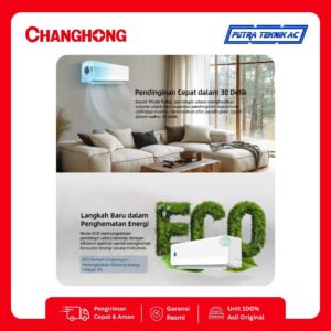 AC Changhong Standard ½ PK tipe CSC-05NVC4 — foto 4