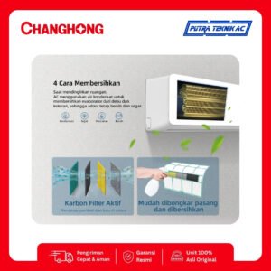 AC Changhong Standard ½ PK tipe CSC-05NVC4 — foto 6