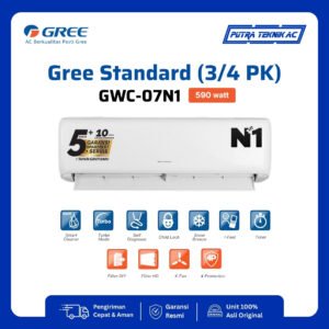 AC Gree Standard ¾ PK tipe GWC-07N1 — foto 1