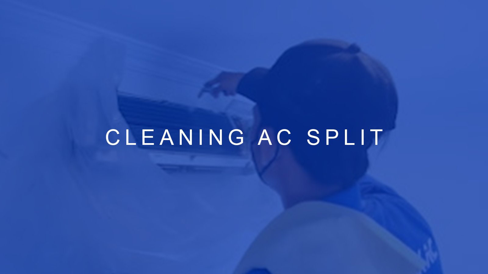Cuci AC split indoor dan outdoor